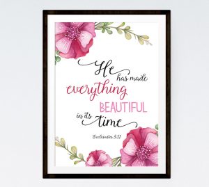 He has made everything beautiful – Ecclesiastes 3:11 – Seeds of Faith