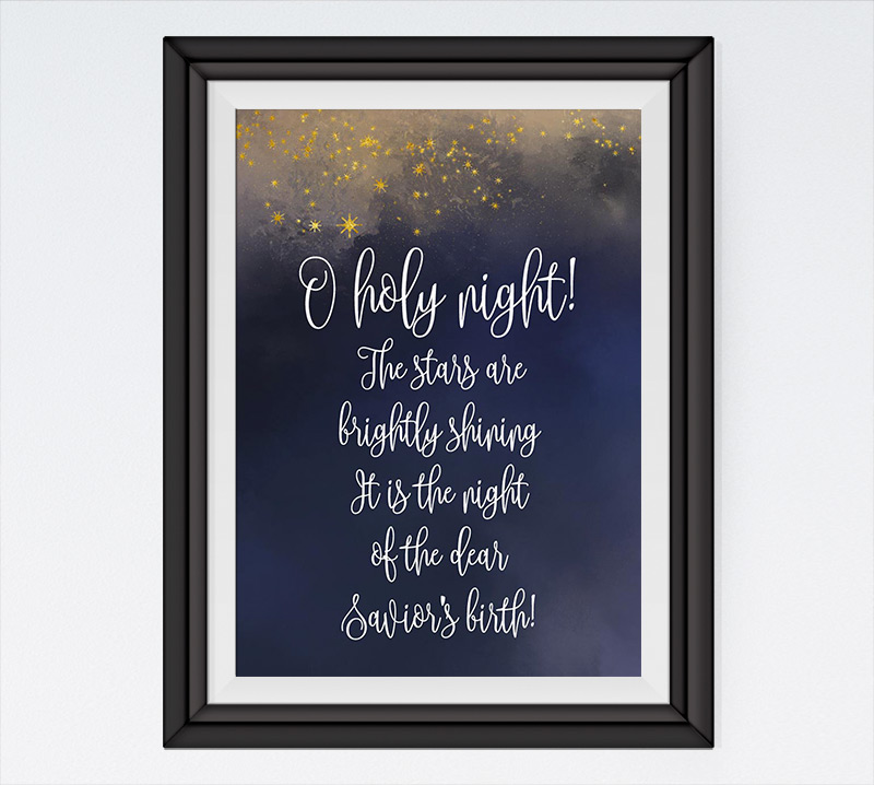Oh holy night – Seeds of Faith