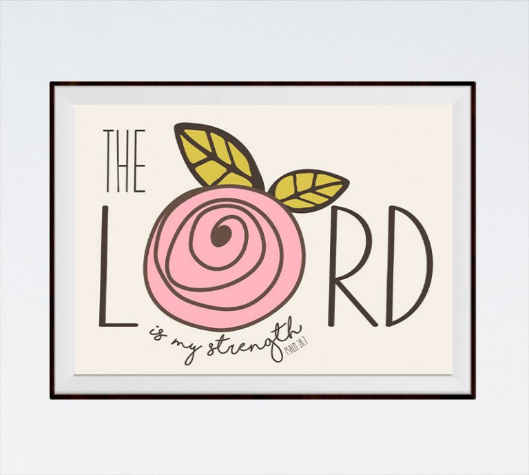 The Lord is my strength – Psalm 28:7 – Seeds of Faith