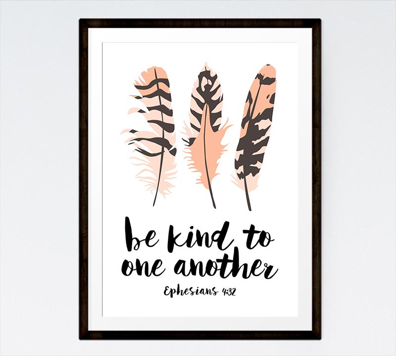 be kind to one another