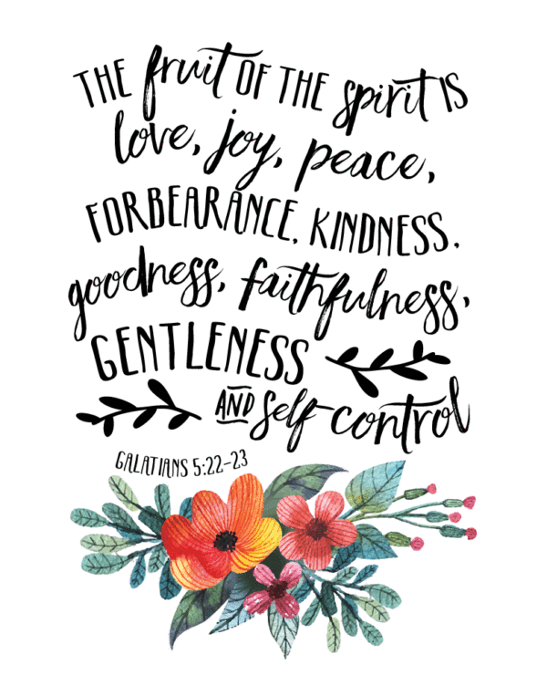 The Fruit of the Spirit - Galatians 5:22-23