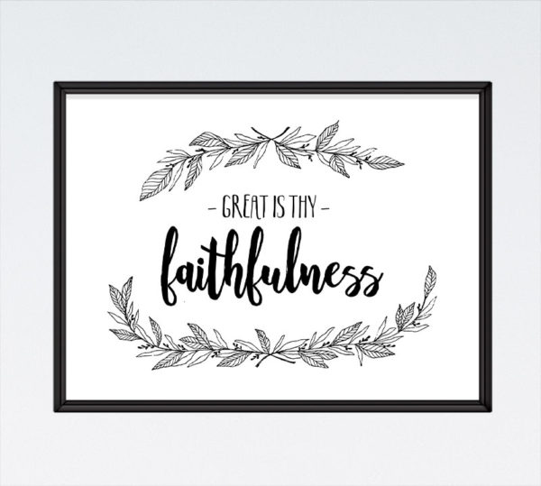 Great Is Thy Faithfulness - Lamentations 3:23
