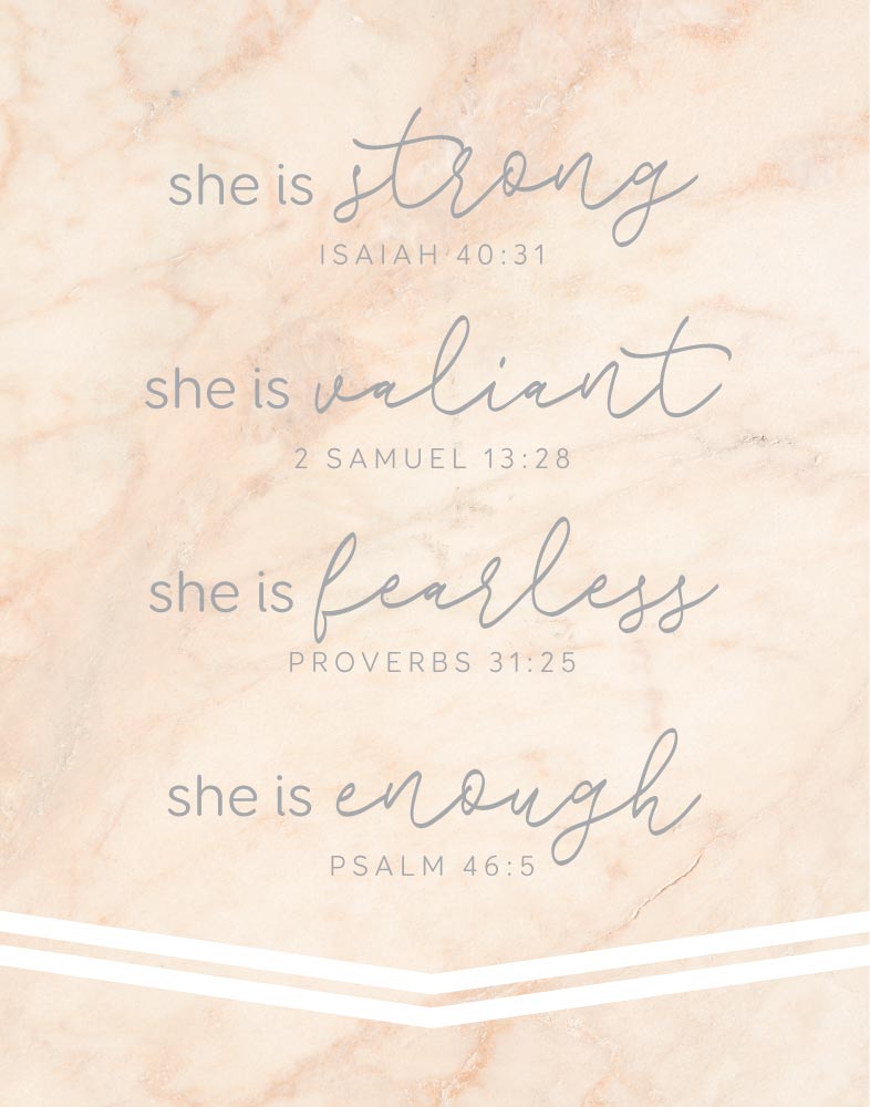 She is Strong – Isaiah 40:31 – Seeds of Faith