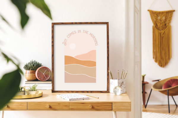 Joy Comes in the Morning Art Print